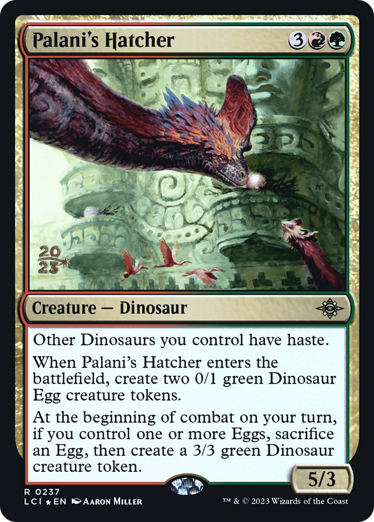 Palani's Hatcher (PRE-237) [The Lost Caverns of Ixalan Promos] Foil