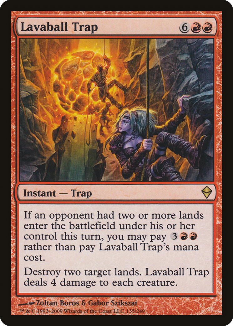 Lavaball Trap (ZEN-135) [Zendikar] Foil