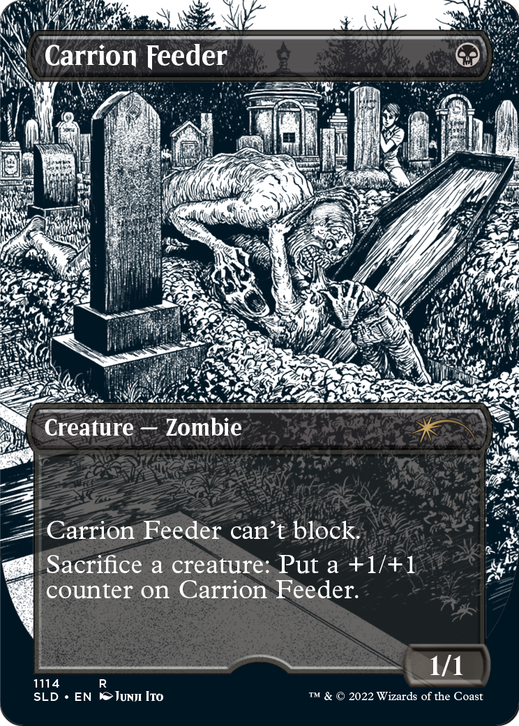 Carrion Feeder (Borderless) (SLD-1114) (Borderless) [Secret Lair Drop]