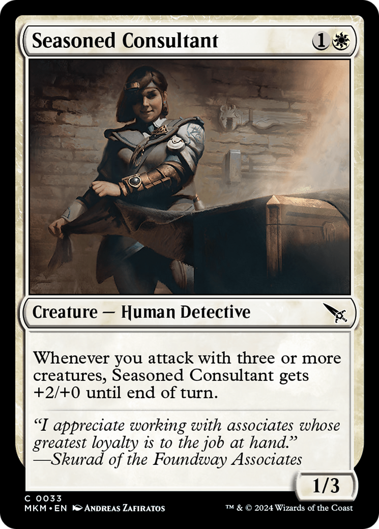 Seasoned Consultant (MKM-033) [Murders at Karlov Manor]