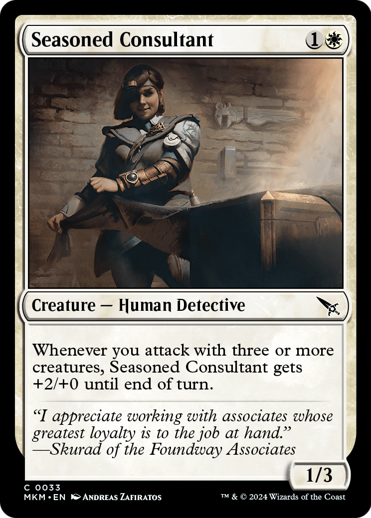 Seasoned Consultant (MKM-033) [Murders at Karlov Manor]