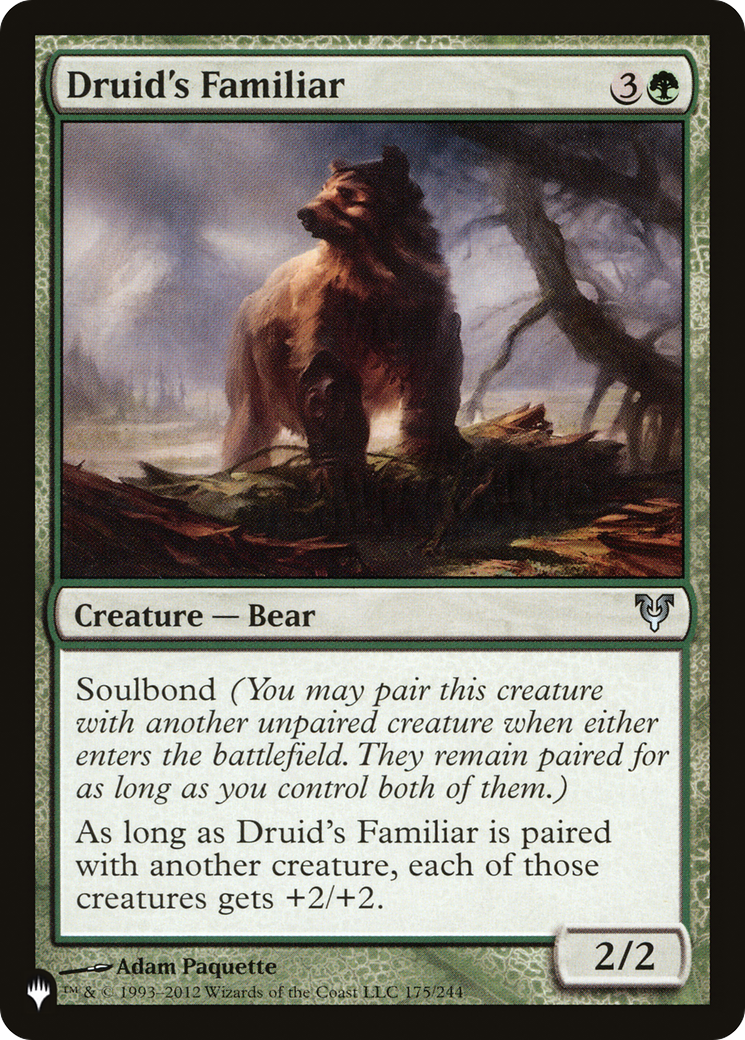 Druid's Familiar (LIST-AVR-175) [The List]