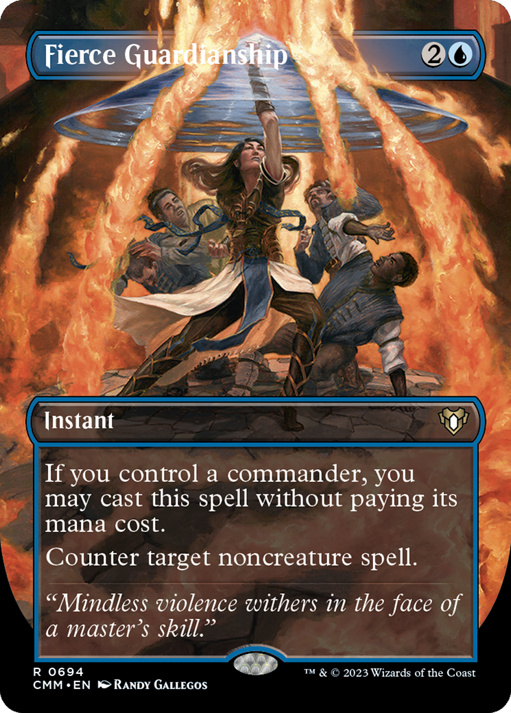 Fierce Guardianship (CMM-694) [Commander Masters] (Borderless)
