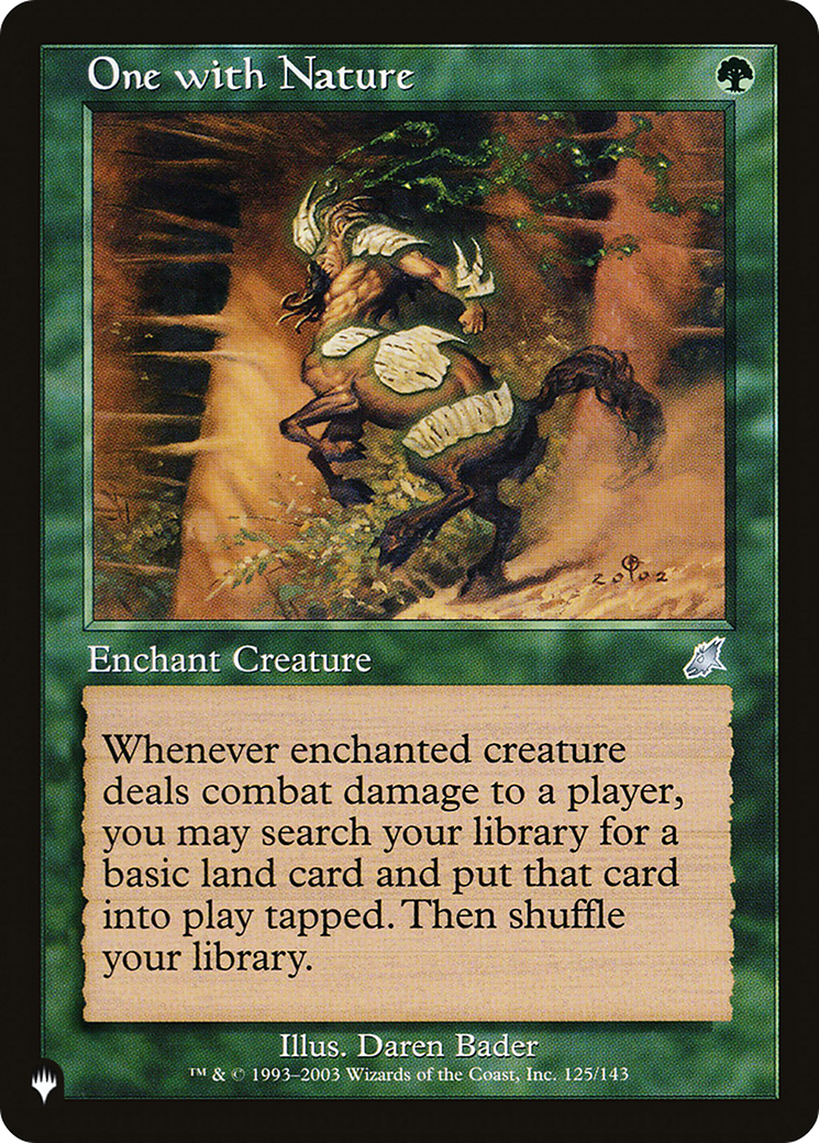 One with Nature (LIST-SCG-125) [The List]