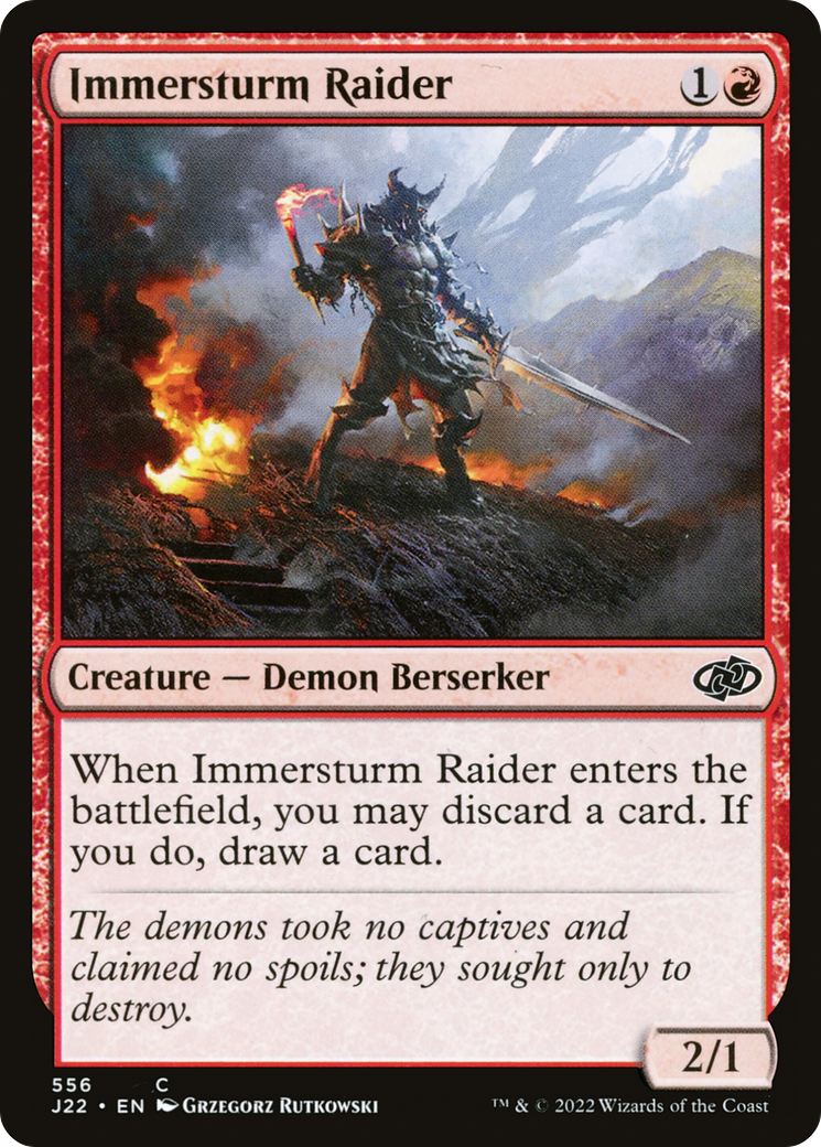 Immersturm Raider (J22-556) [Jumpstart 2022]