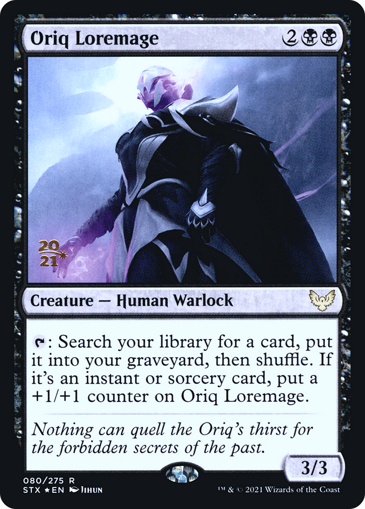 Oriq Loremage (PRE-80S) [Strixhaven: School of Mages Promos] Foil