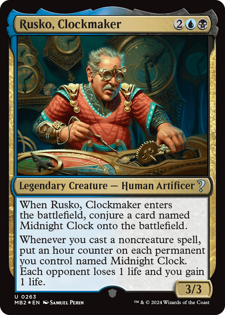 Rusko, Clockmaker (MB2-263) [Mystery Booster 2] Foil