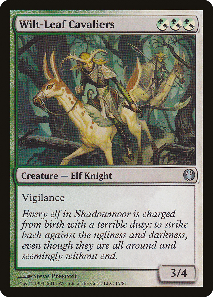 Wilt-Leaf Cavaliers (DDG-015) [Duel Decks: Knights vs. Dragons]