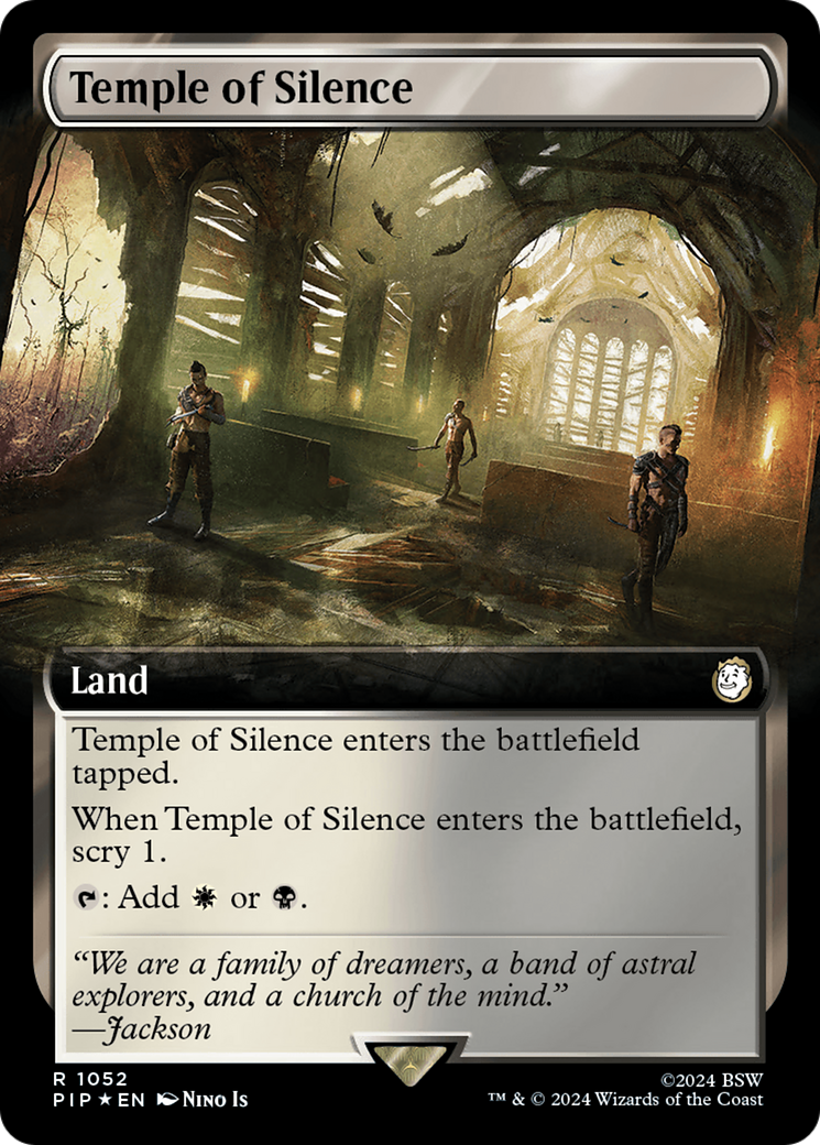 Temple of Silence (PIP-1052) [Fallout]: (Extended Art) Foil