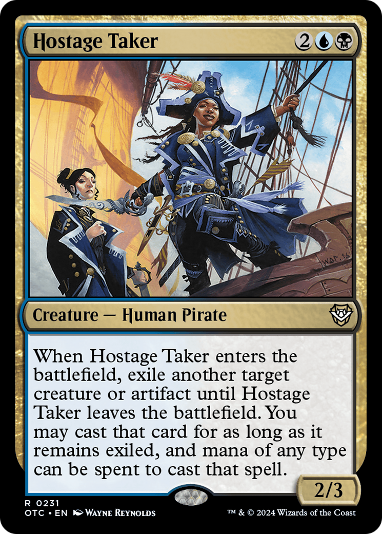 Hostage Taker (OTC-231) [Outlaws of Thunder Junction Commander]