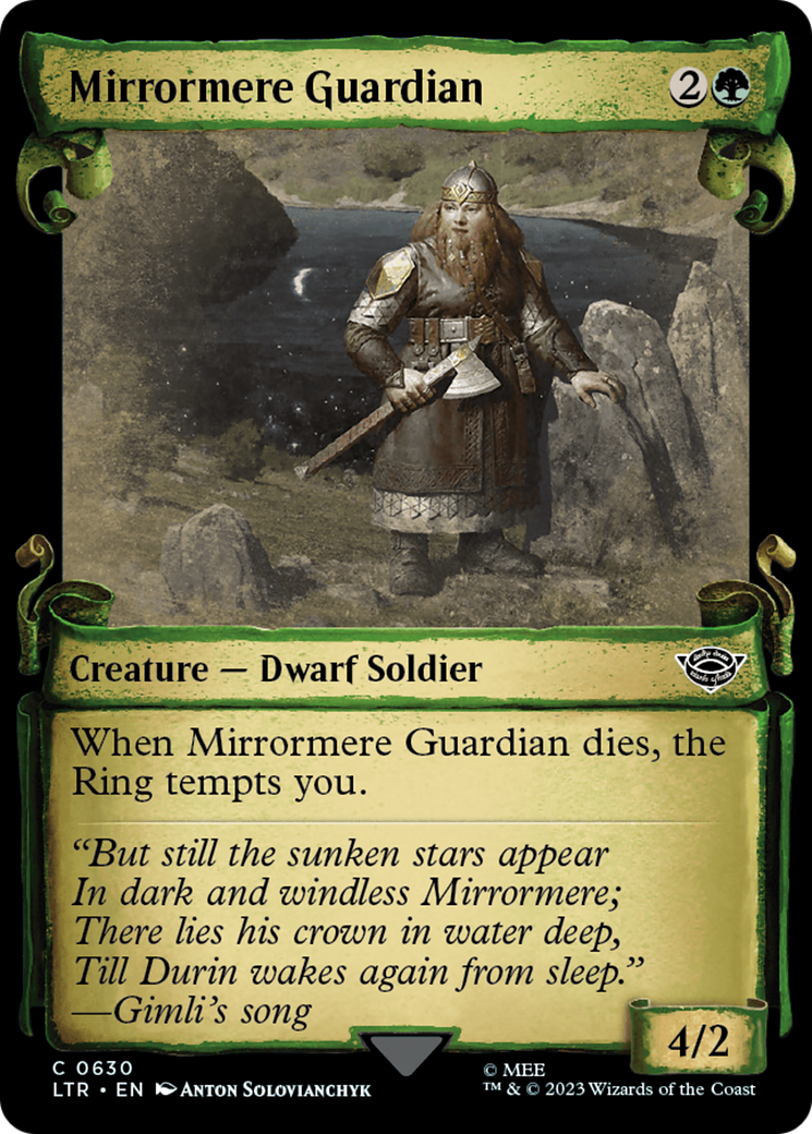 Mirrormere Guardian (Showcase Scrolls) (LTR-630) [The Lord of the Rings: Tales of Middle-earth]