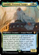 Gandalf, Westward Voyager (LTC-089) [Tales of Middle-earth Commander]: (Extended Art)