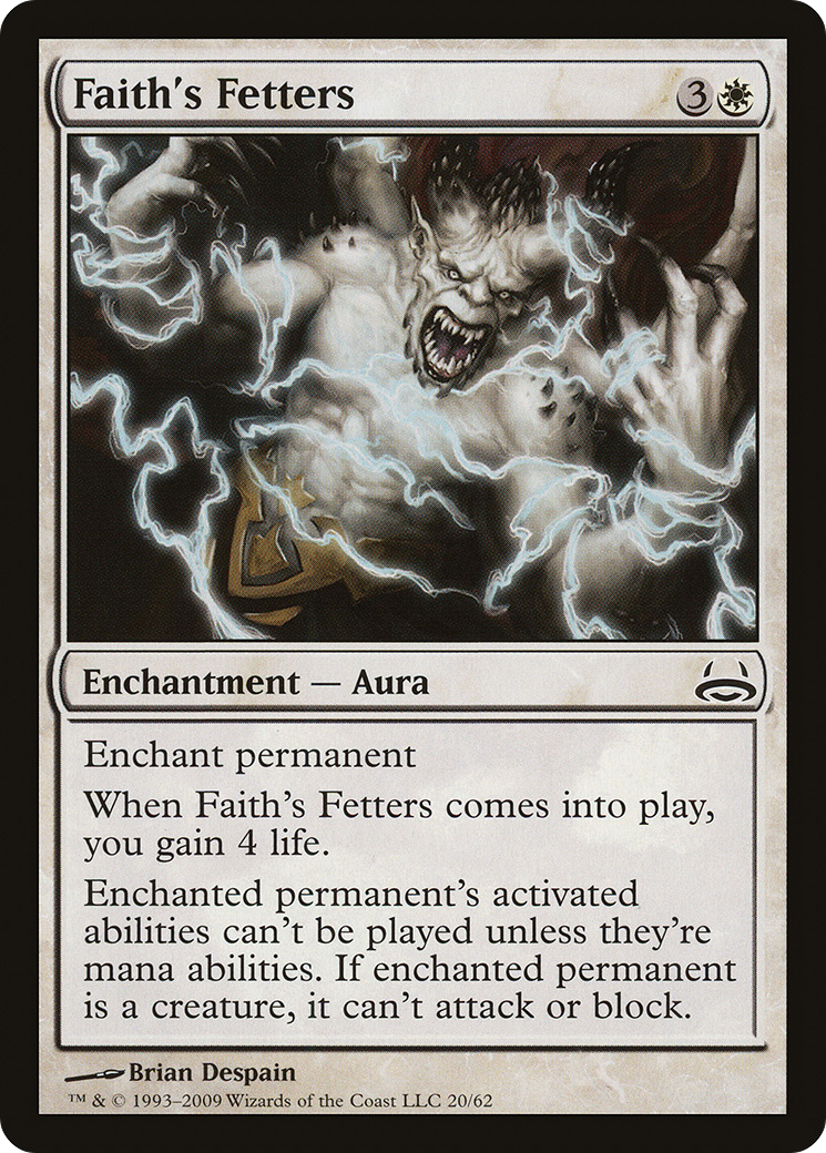Faith's Fetters (DDC-020) [Duel Decks: Divine vs. Demonic]