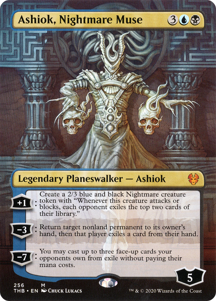 Ashiok, Nightmare Muse (Borderless) (THB-256) (Borderless) [Theros Beyond Death]