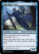 Inga Rune-Eyes (CMM-100) [Commander Masters] Foil