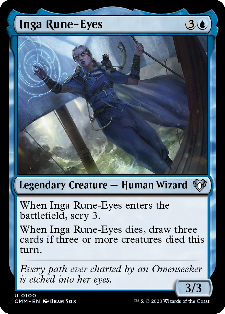 Inga Rune-Eyes (CMM-100) [Commander Masters]