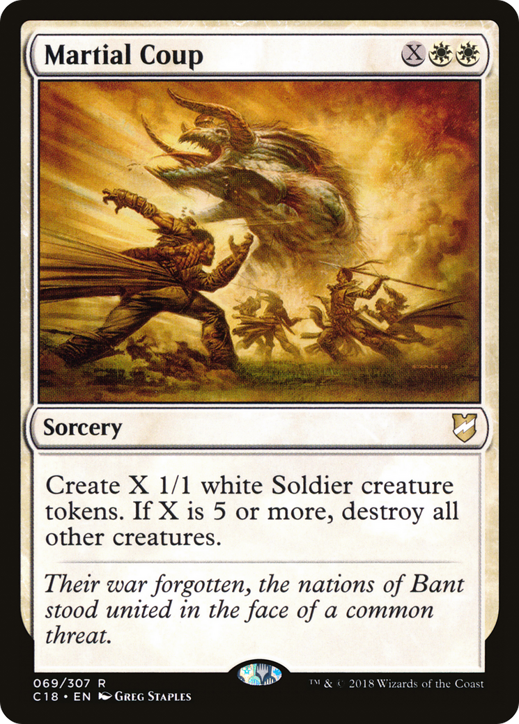 Martial Coup (C18-069) [Commander 2018]