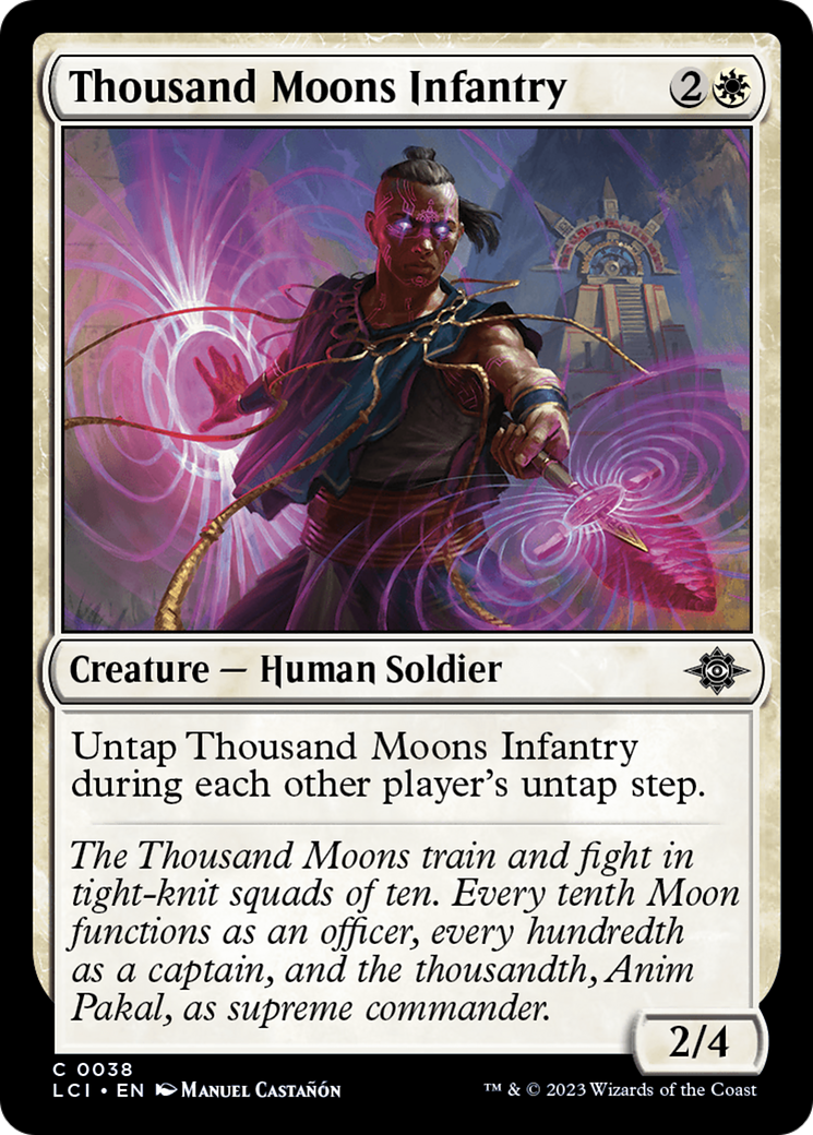 Thousand Moons Infantry (LCI-038) [The Lost Caverns of Ixalan] Foil