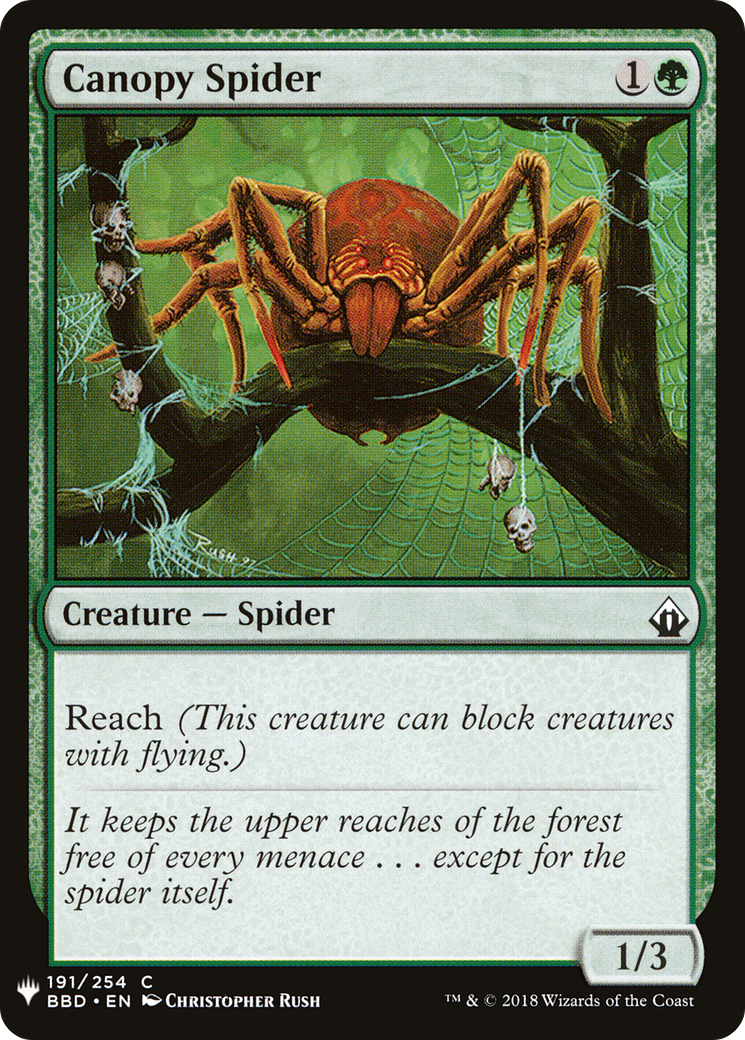 Canopy Spider (LIST-BBD-191) [The List]