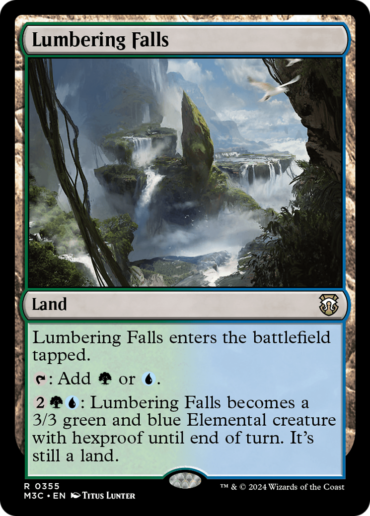Lumbering Falls (M3C-355) [Modern Horizons 3 Commander]