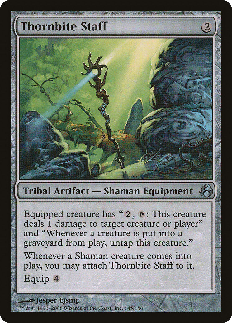 Thornbite Staff (MOR-145) [Morningtide] Foil