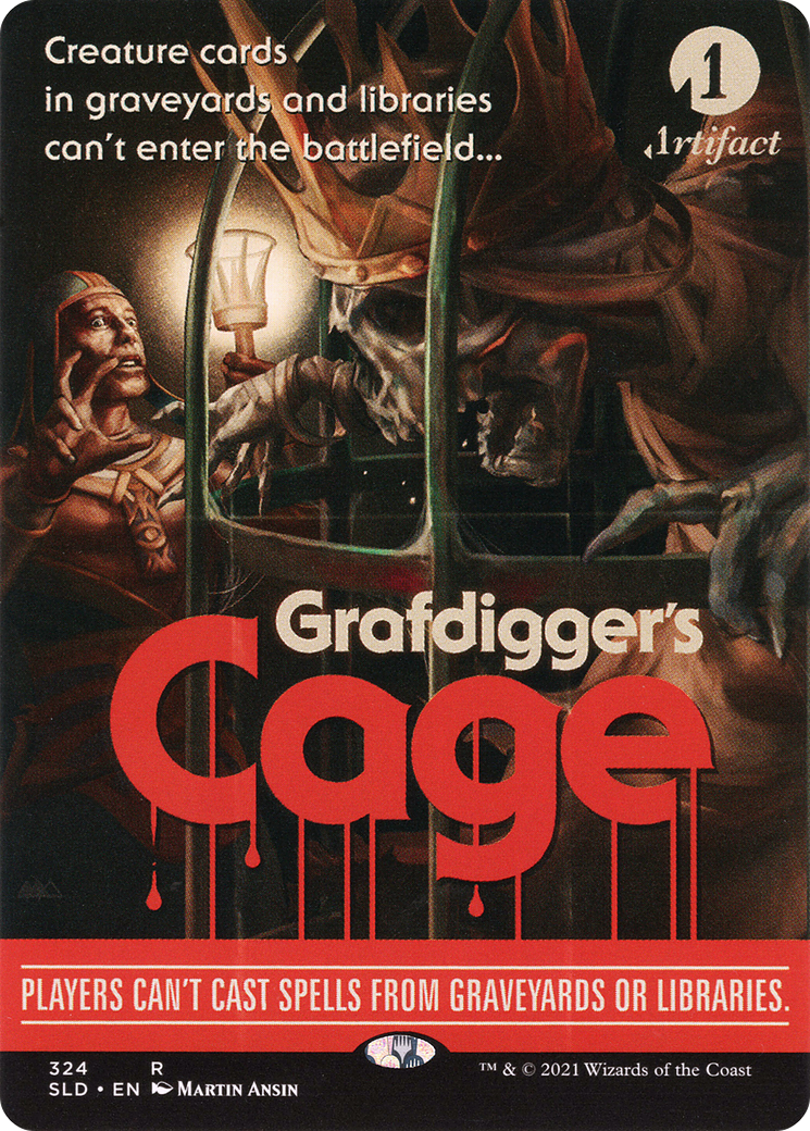 Grafdigger's Cage (SLD-324) [Secret Lair Drop] (Borderless)