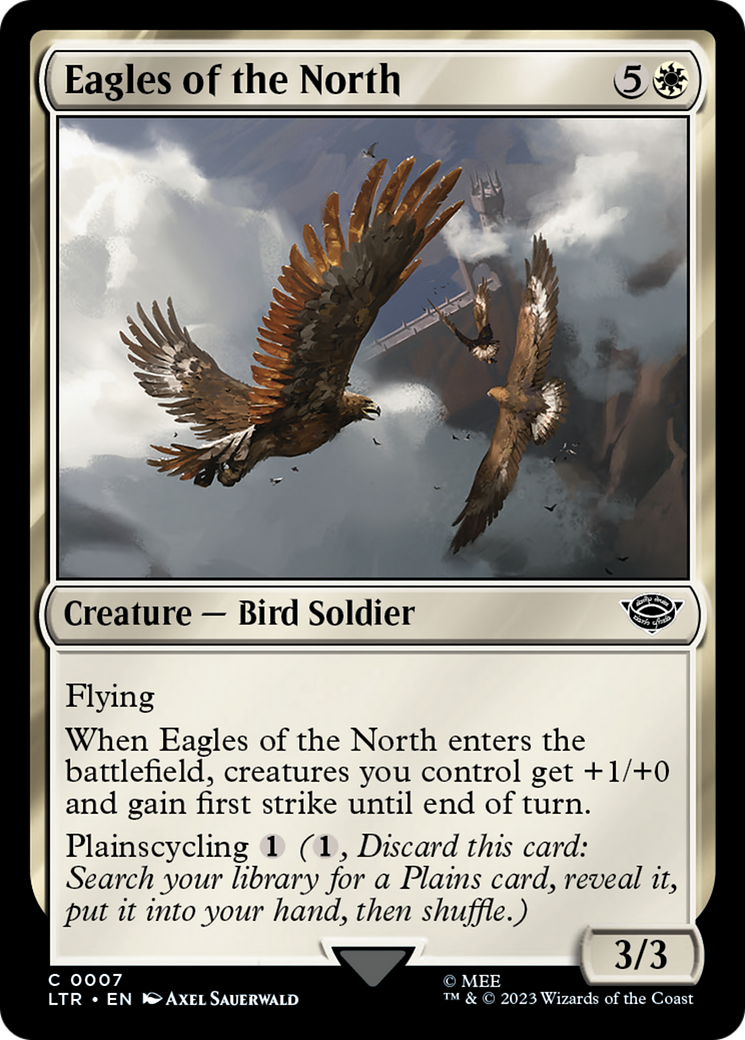 Eagles of the North (LTR-007) [The Lord of the Rings: Tales of Middle-earth] Foil