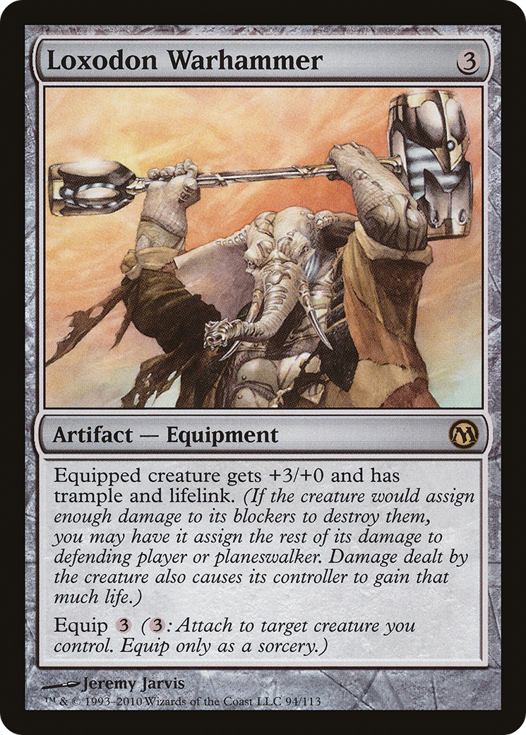 Loxodon Warhammer (DPA-094) [Duels of the Planeswalkers]