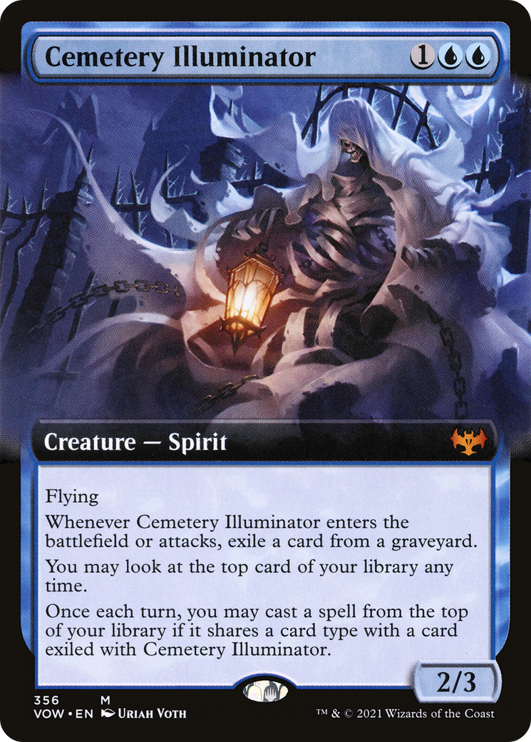 Cemetery Illuminator (VOW-356) [Innistrad: Crimson Vow]: (Extended Art)