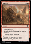 Abrade (CMM-203) [Commander Masters] Foil