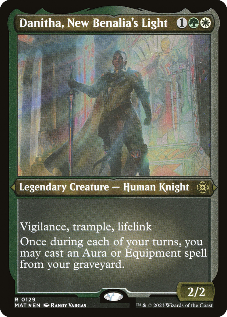 Danitha, New Benalia's Light (MAT-129) [March of the Machine: The Aftermath] Etched Foil