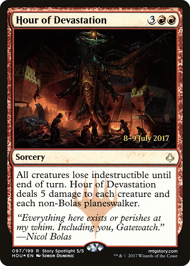 Hour of Devastation (PRE-97S) [Hour of Devastation Promos] Foil