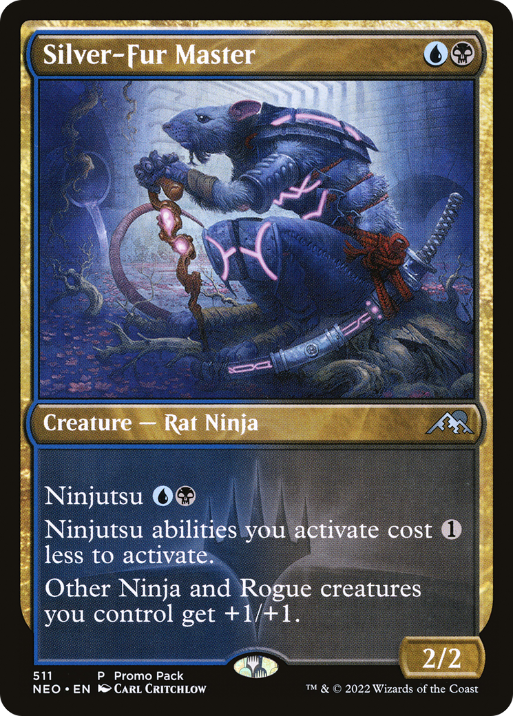 Silver-Fur Master (PPNEO-511) [Promo Pack: Kamigawa: Neon Dynasty] Foil