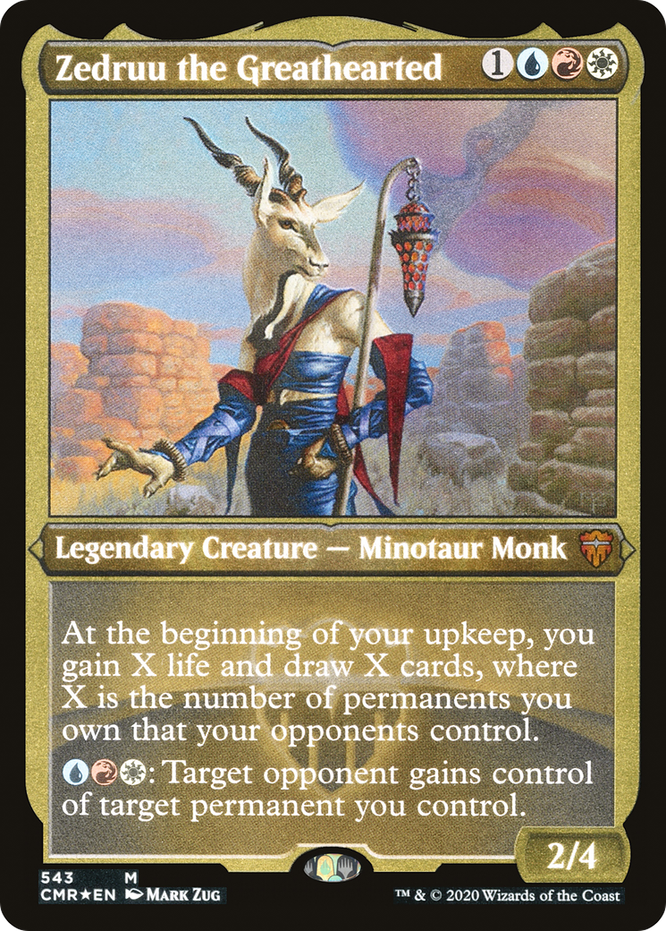 Zedruu the Greathearted (CMR-543) [Commander Legends] Foil