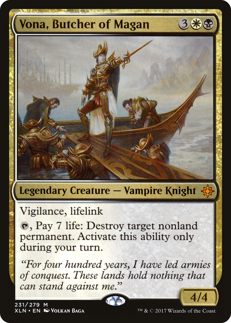 Vona, Butcher of Magan (XLN-231) [Ixalan] Foil