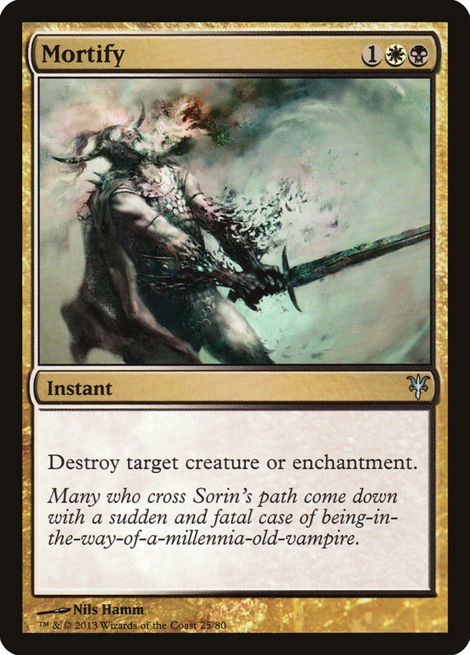Mortify (DDK-025) [Duel Decks: Sorin vs. Tibalt]