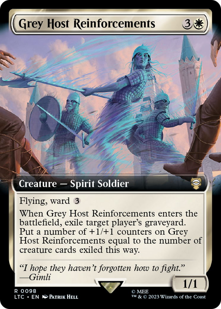 Grey Host Reinforcements (Extended Art) (LTC-098) [Tales of Middle-earth Commander]
