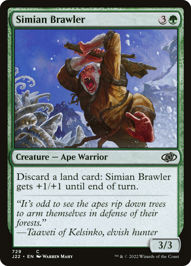 Simian Brawler (J22-729) [Jumpstart 2022]