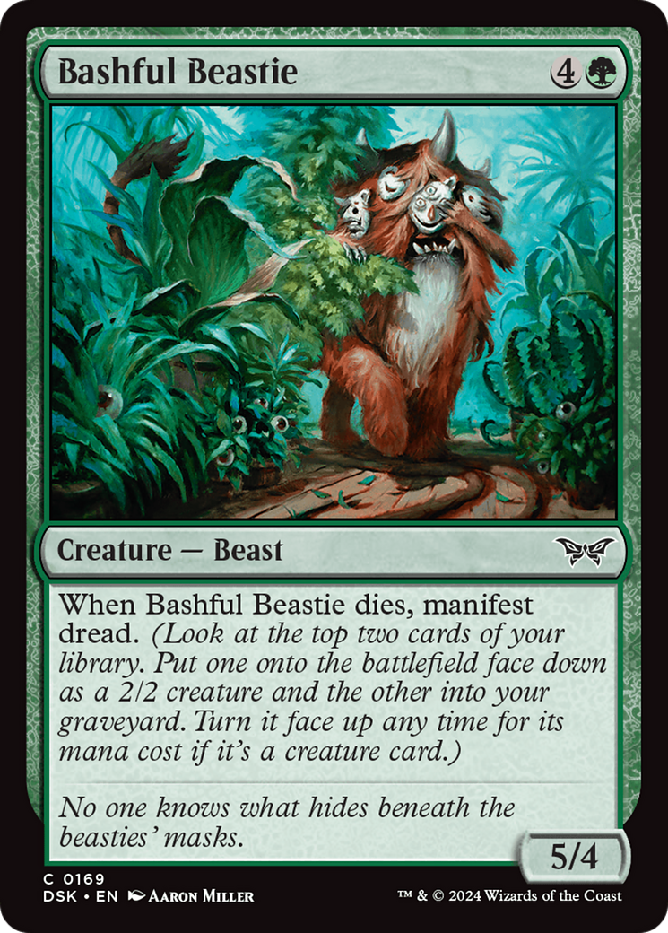 Bashful Beastie (DSK-169) [Duskmourn: House of Horror]