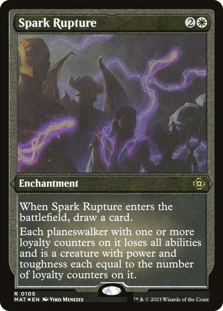 Spark Rupture (Foil Etched) (MAT-105) [March of the Machine: The Aftermath] Etched Foil