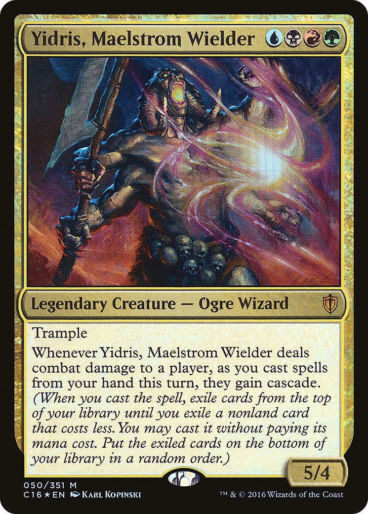 Yidris, Maelstrom Wielder (C16-050) [Commander 2016] Foil