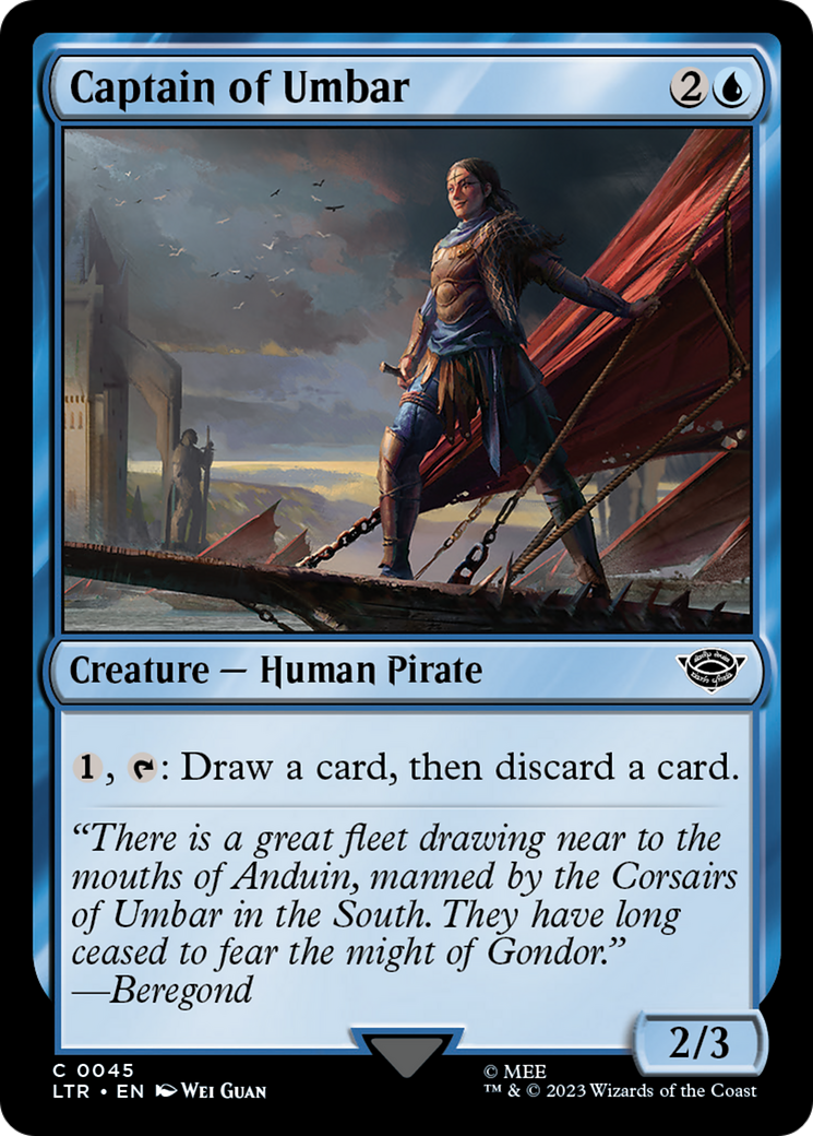 Captain of Umbar (LTR-045) [The Lord of the Rings: Tales of Middle-earth]
