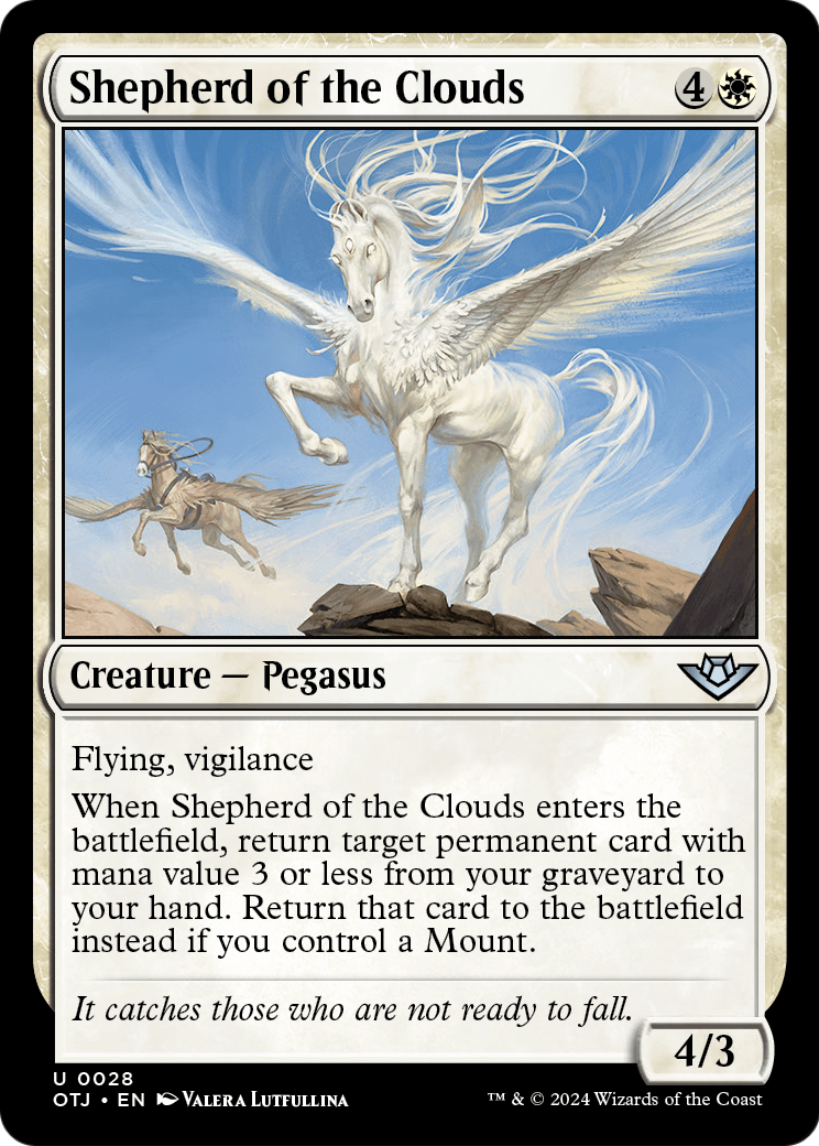 Shepherd of the Clouds (OTJ-028) [Outlaws of Thunder Junction]