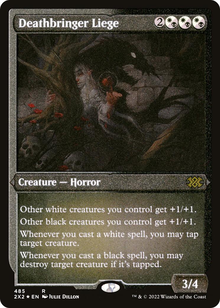 Deathbringer Liege (2X2-485) [Double Masters 2022] Etched Foil