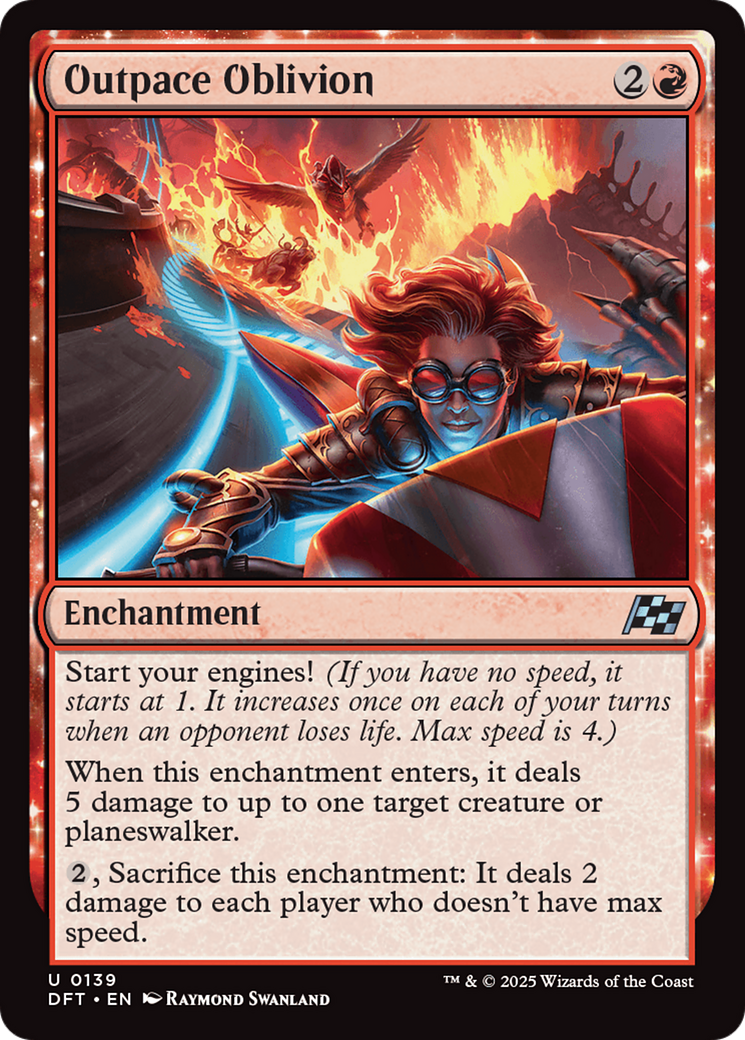 Outpace Oblivion (DFT-139) [Aetherdrift]: (enchantment)