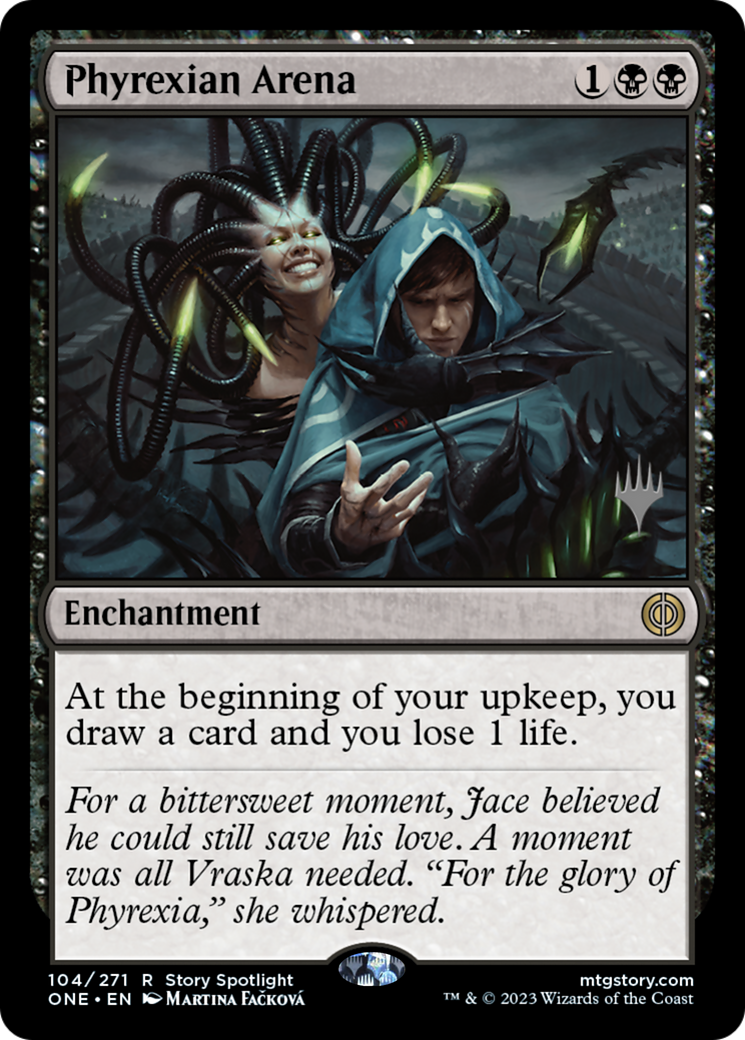 Phyrexian Arena (PPONE-104P) [Phyrexia: All Will Be One Promos]