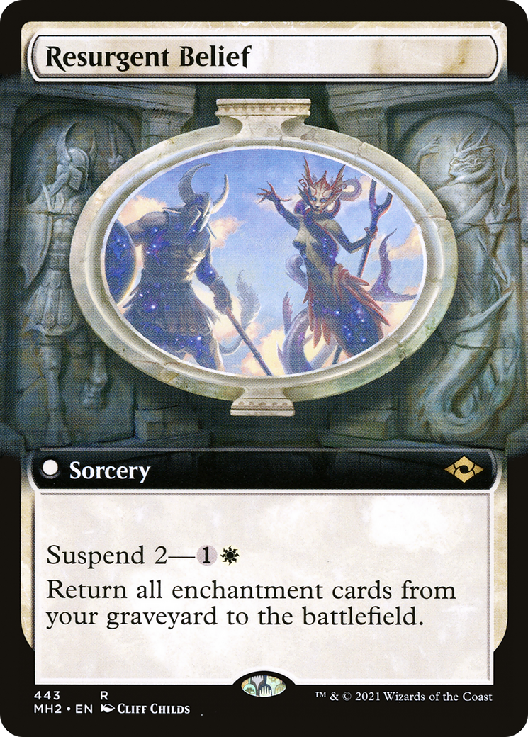 Resurgent Belief (Extended Art) (MH2-443) [Modern Horizons 2]