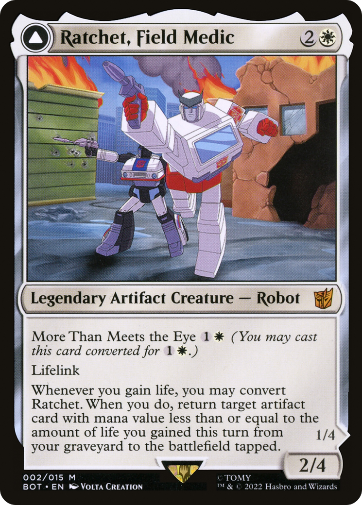 Ratchet, Field Medic (BOT-002) [Transformers]
