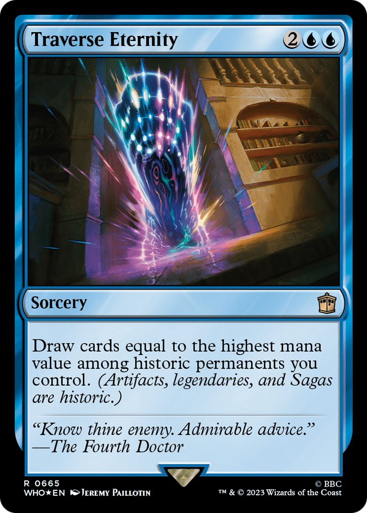 Traverse Eternity (WHO-665) [Doctor Who] Foil