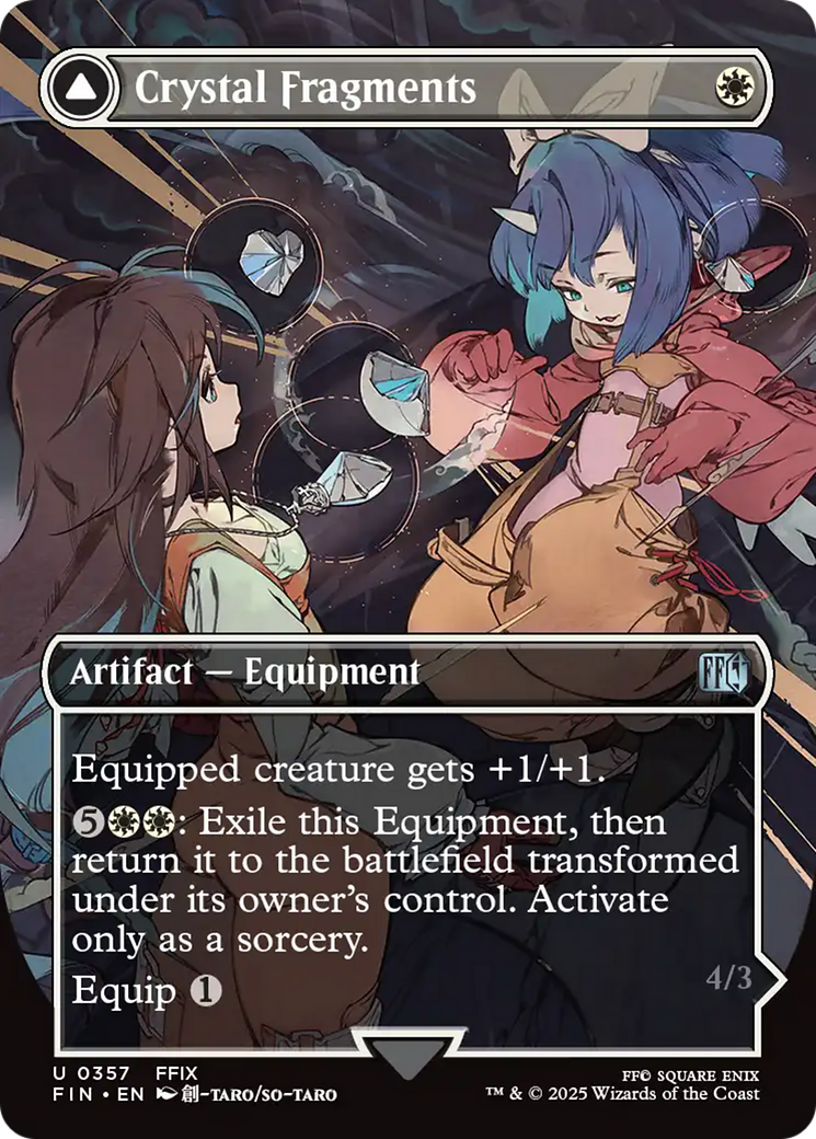 Crystal Fragments (Borderless) (FIN-357) [FINAL FANTASY] (Borderless) Foil